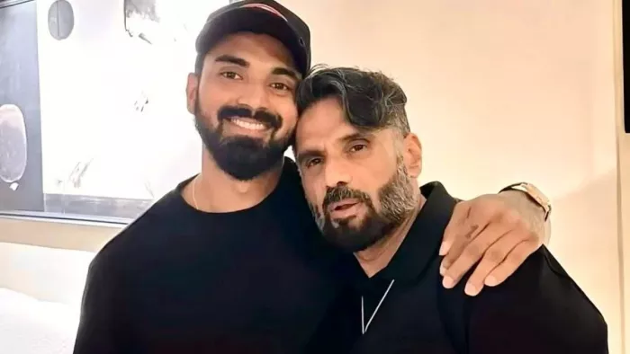 KL Rahul and Suniel Shetty (Photo Instagram)