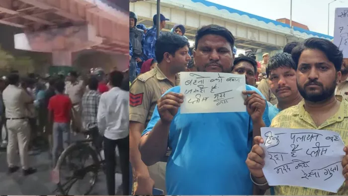 सीलमपुर में दलित किशोर की हत्या पर तनाव पैदा हो गया है। जागरण फोटो