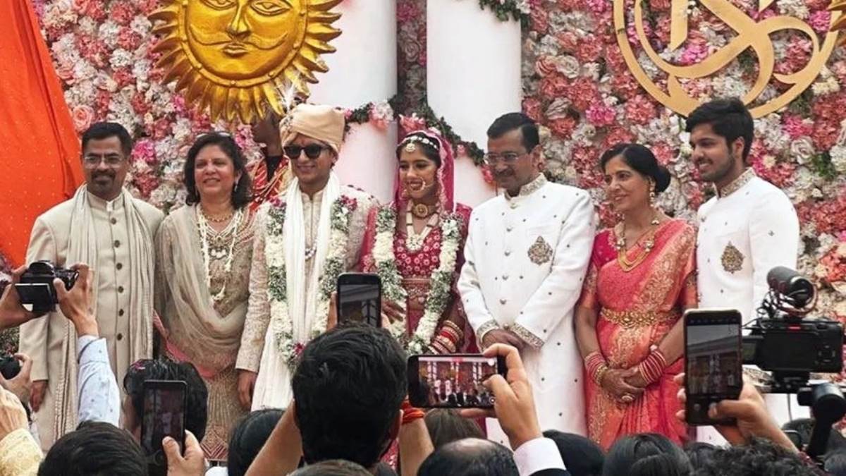 ncr arvind kejriwal daughter harshita ties the knot former cm dances with joy know who the groom is