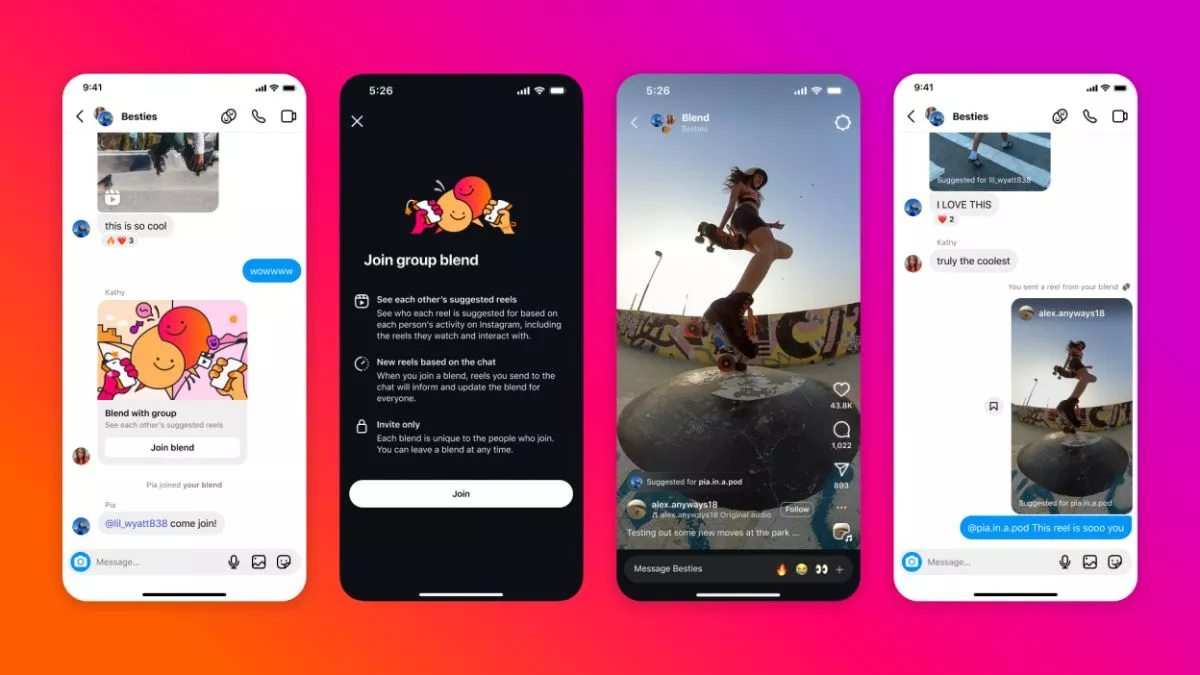 Instagram लाया Blend फीचर, दोस्तों के साथ इंजॉय कर पाएंगे मजेदार रील्स