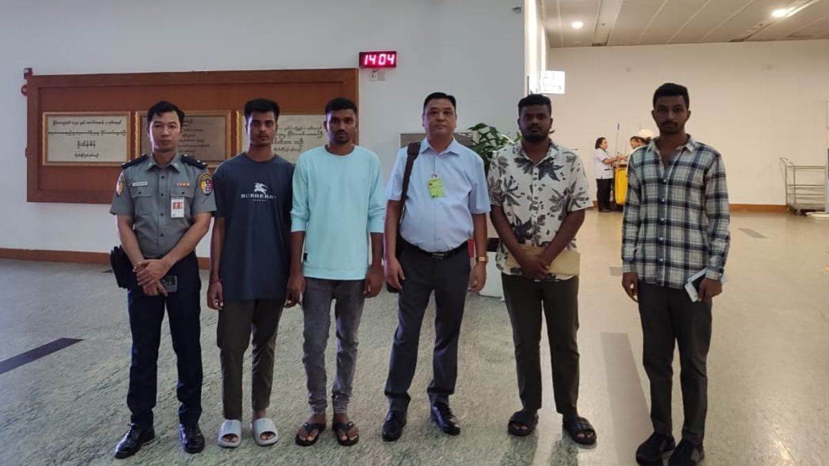 cyber fraud victims trapped in myanmar return home safely embassy appeals indian to stay alert