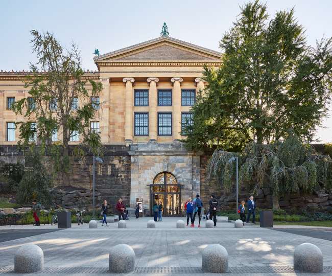 Philadelphia Museum of Art की एक बिल्डिंग