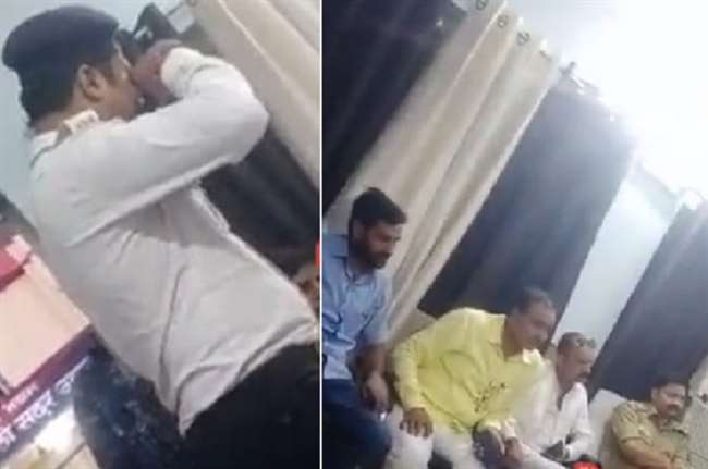 उन्नाव में ट्रैफिक सिपाही का वीडियो वायरल।