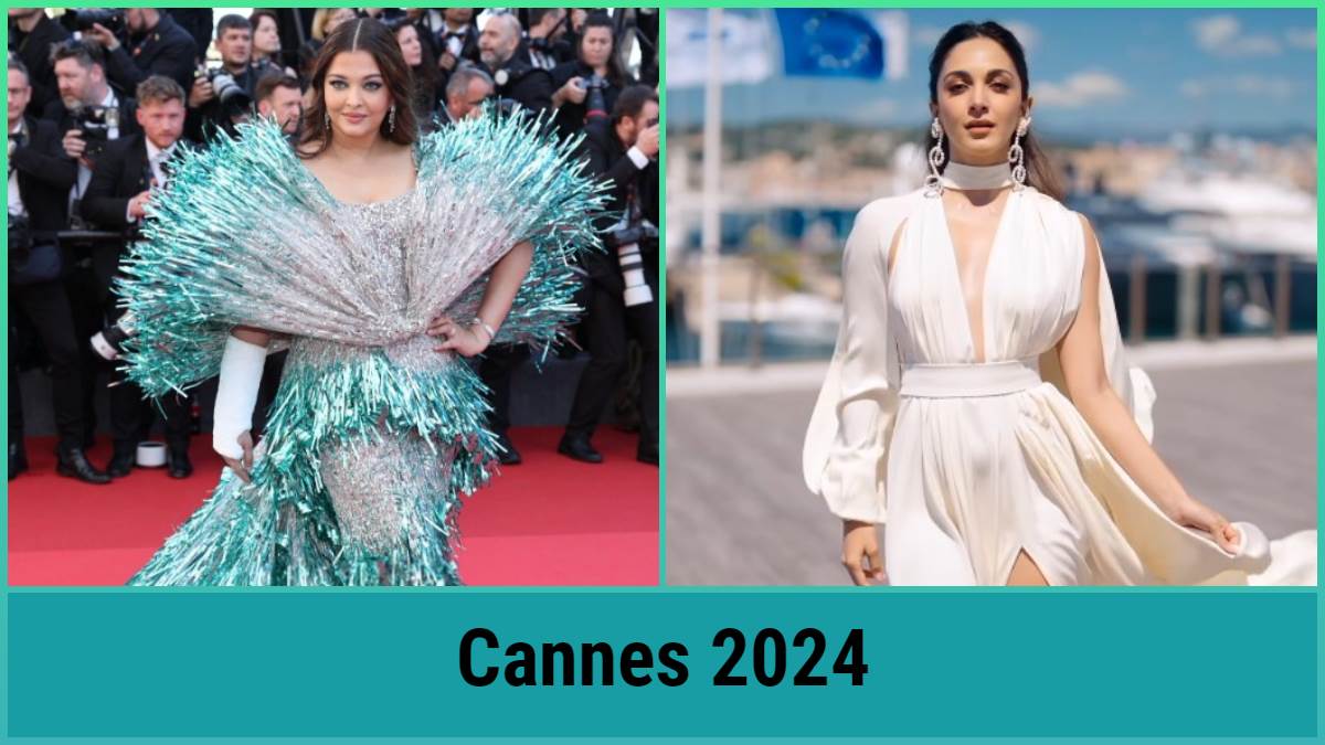 cannes 2024 kiara advani debut in thigh high slit dress impress fans aishwarya rai second day look also stole limelight
