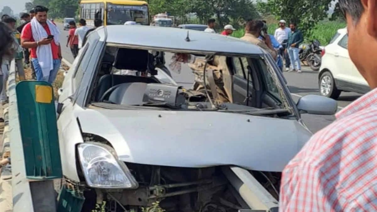 Shamli Accident: शामली हादसे में महिला हेड कांस्टेबल की मौत, पति समेत दो बच्चे व चालक घायल