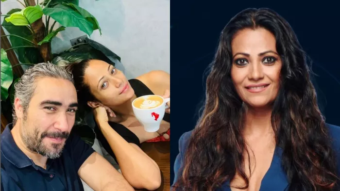 File Photo of Aaliya Siddiqui with her Mystery Man (Left) and Aaliya Siddiqui in Bigg Boss OT 2 (Right)