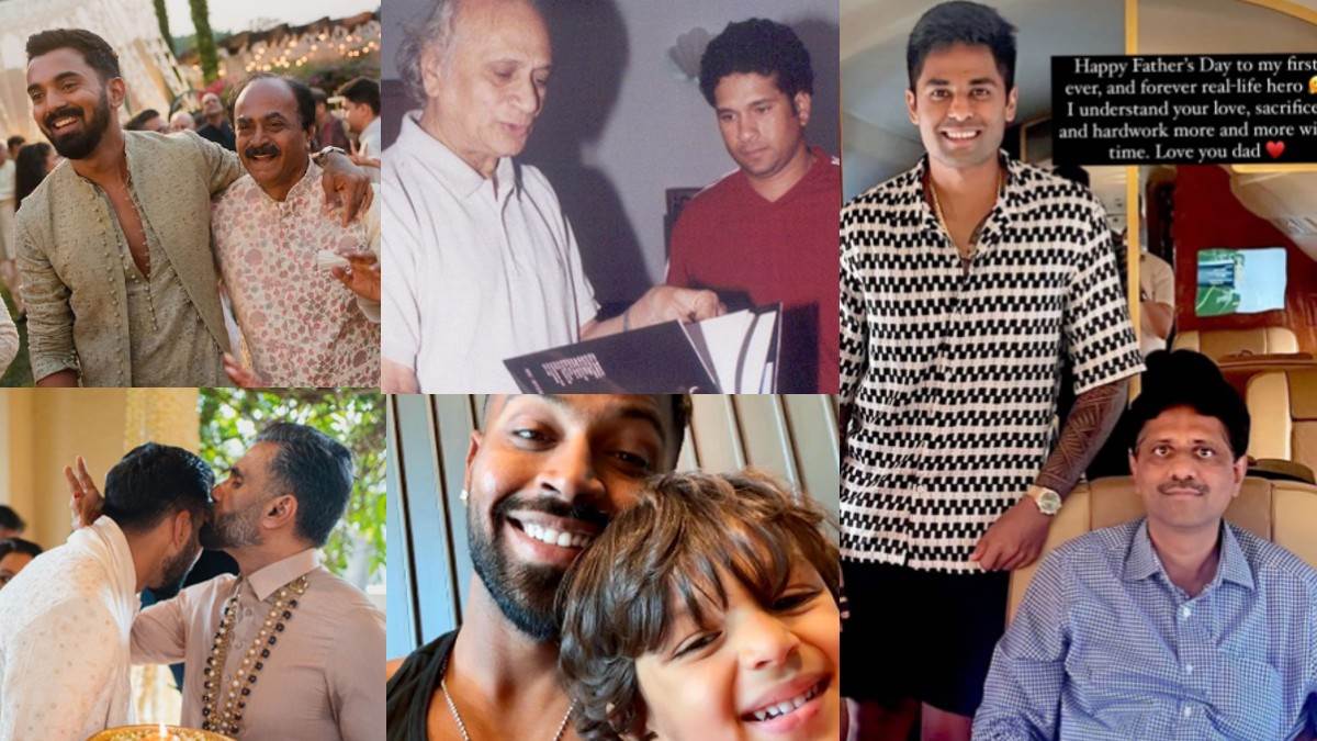 father s day 2023 sachin tendulkar became emotional on father s day the special post of hardik pandya kl rahul went viral