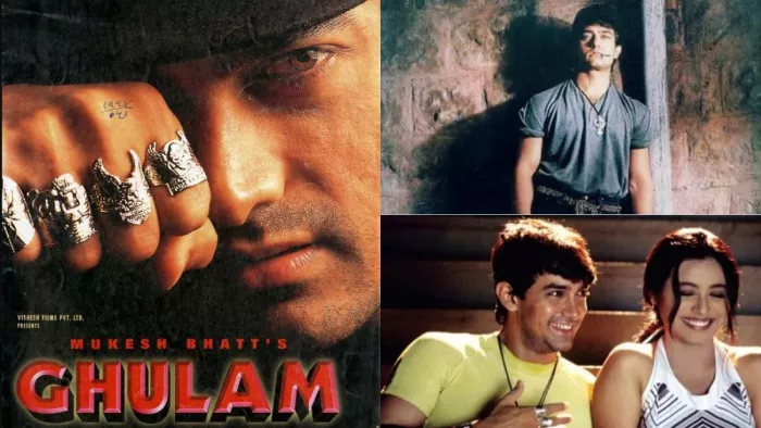 Still Images of Aamir Khan and Rani Mukherjee from Ghulam