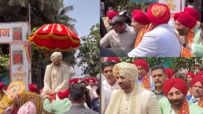 Karan Deol Wedding With Drisha Acharya Sunny Deol Son Baraat - Photo Credit Instagram