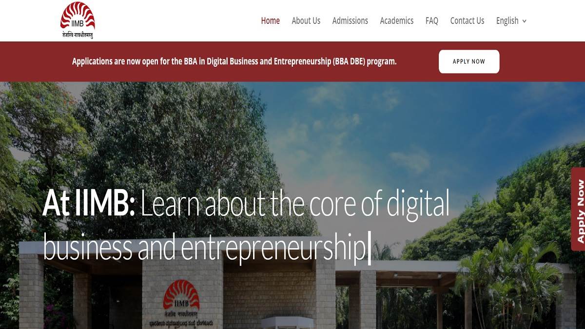 iim bangalore launches digital business and entrepreneurship ug course classes will start from september2024