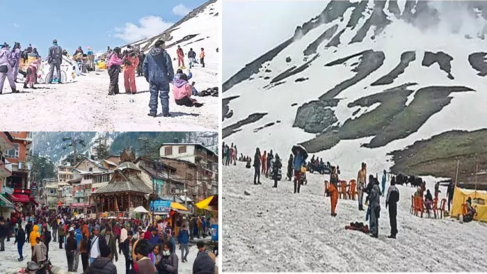 होटल और गेस्ट हाउस पैक; टेंट लगाकर रहने को मजबूर टूरिस्ट