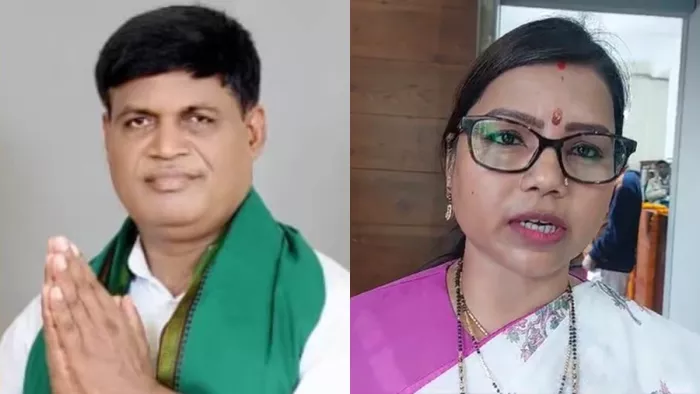जदयू प्रत्याशी कलाधर प्रसाद मंडल और राजद नेता बीमा भारती। (फाइल फोटो)