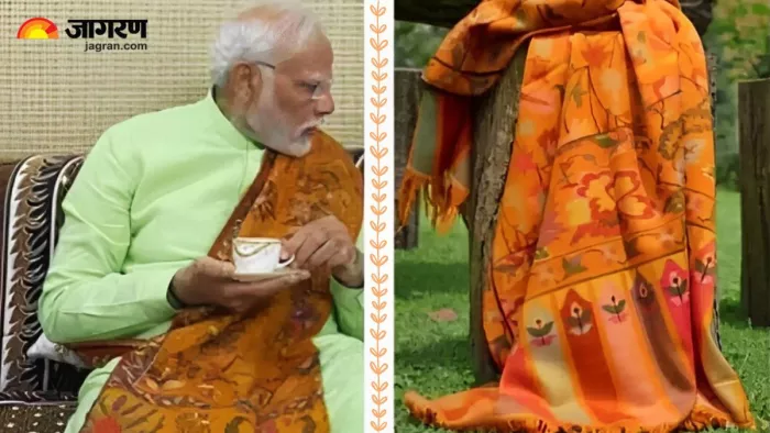 दुनियाभर में मशहूर है कश्मीर की कानी शॉल (Image Source: X)