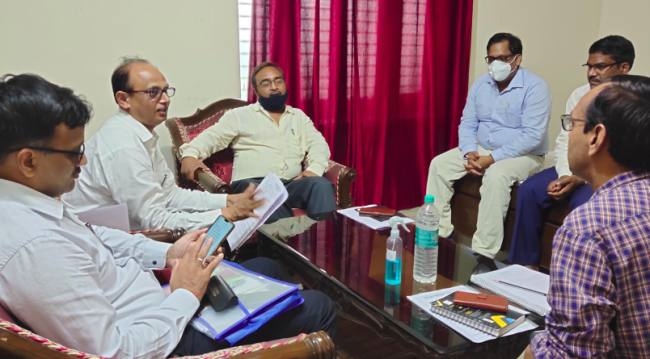 irrigation department engaged in the process of tying kanhar dam from october