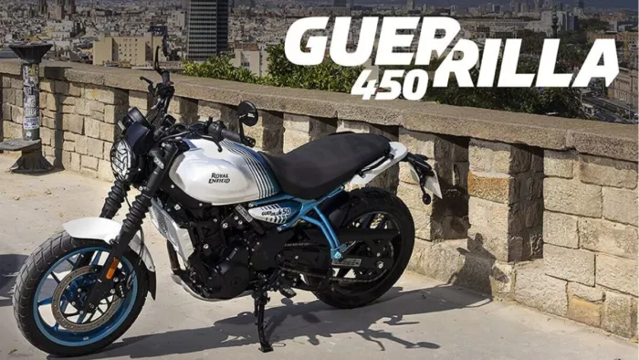 Royal Enfield Guerilla 450 की एक्सेसरीज लिस्ट जारी।