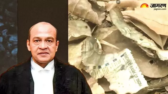 मार्च में जस्टिस वर्मा के दिल्ली स्थित आवास पर आग लगने की घटना हुई थी (फोटो: जागरण)