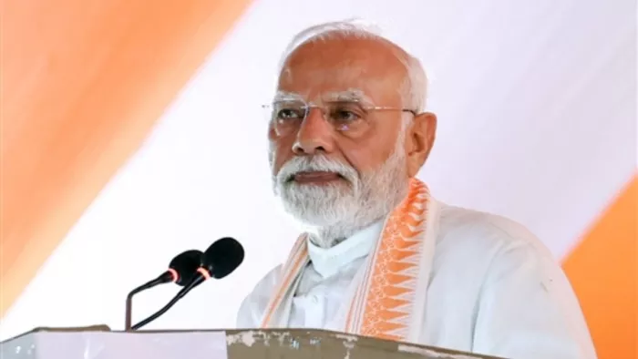 पीएम मोदी ने कहा कि बंगाल डॉ. श्यामा प्रसाद मुखर्जी की धरती रही है (फोटो: एएनआई)