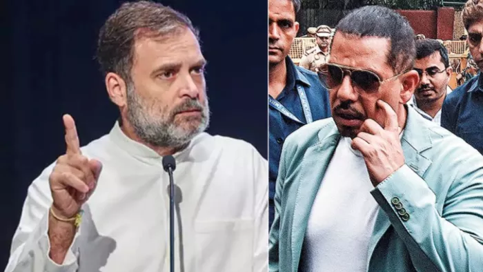 वाड्रा के समर्थन में उतरे राहुल गांधी (फाइल फोटो)