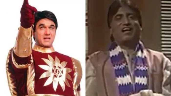 Raju Srivastav worked in Superhero show shaktiman played reporter dhurandhar singh.