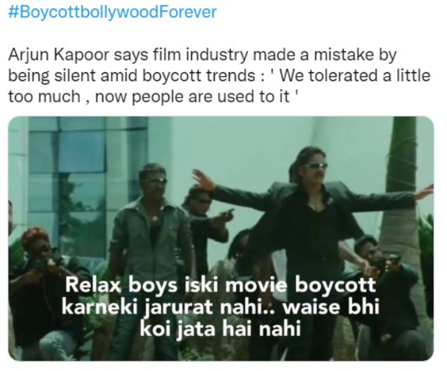 Arjun Kapoor Boycott Memes: बॉलीवुड बायकॉट पर बोल बुरे फंसे अर्जुन कपूर,  लोगों ने बनाए मीम्स, देख छूट जाएगी हंसी - Arjun Kapoor memes ek villain  returns actor brutally trolled on social