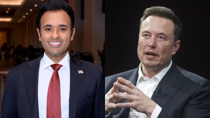 US Presidential Election 2024 मस्क ने की विवेक की तारीफ।