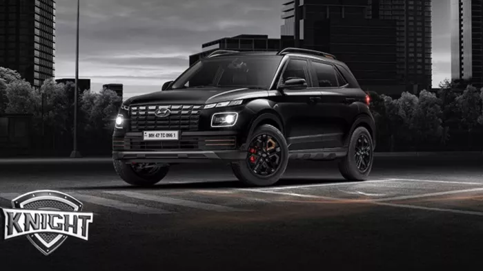 Hyundai Venue Knight Edition भारत में 10 लाख रुपये की शुरुआती कीमत में लॉन्च