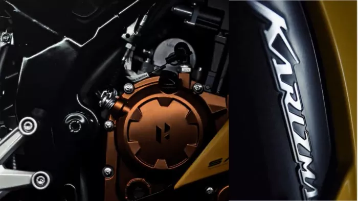 Karizma XMR के इंजन की पहली झलक सामने आई है।