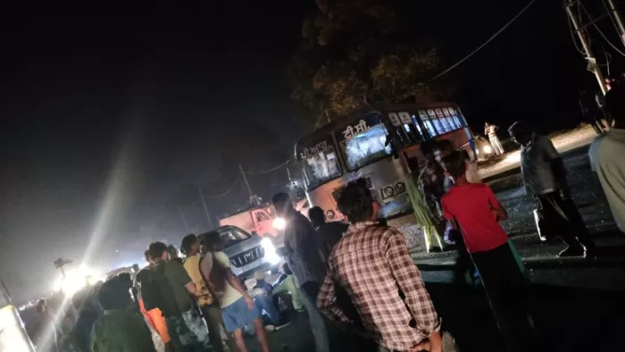 अज्ञात लोगों ने PRTC बस को रोककर की तोड़फोड़, कंडक्टर का बैग भी लेकर हो गए फरार