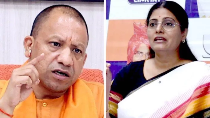 उत्तर प्रदेश मुख्यमंत्री योगी आदित्यनाथ व अनुप्रिया पटेल