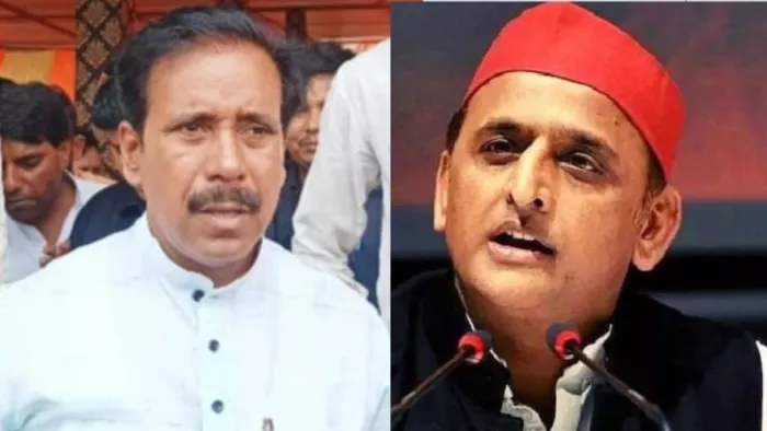 श्रम व सेवायोजन मंत्री अनिल राजभर, समाजवादी पार्टी के अध्यक्ष अखिलेश यादव।- फाइल फोटो