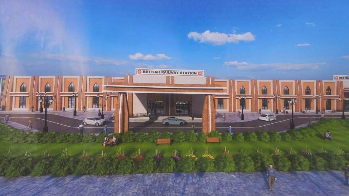 west champaran bettiah railway station to resemble royal palace