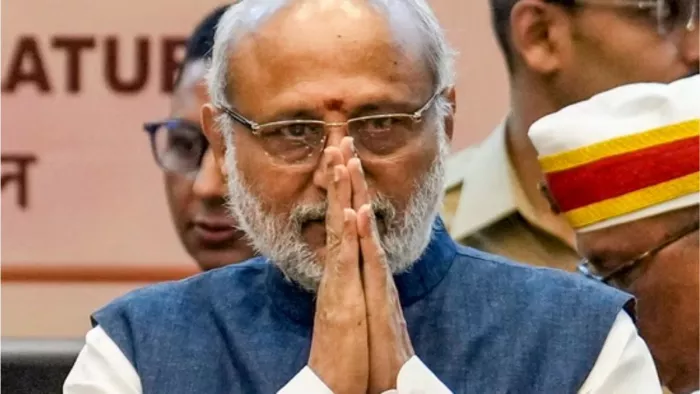 चिराग पासवान ने भी अपनी पार्टी की ओर से राधाकृष्णन को समर्थन देने की घोषणा की (फोटो: पीटीआई)