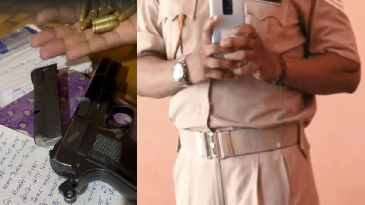 कानपुर में खाकी की दादागिरी, नशे में सिपाही ने ग्राम प्रधान के भाई पर तान दी पिस्टल