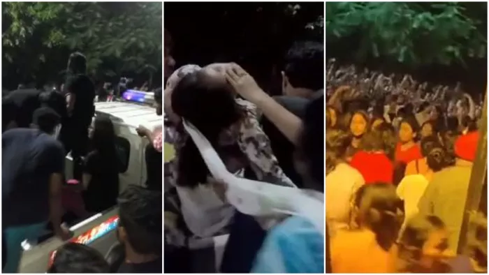 आरोपित छात्रा को पुलिस ने हिरासत में लिया है।