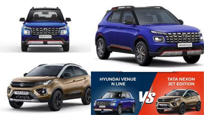 Hyundai Venue N Line vs Tata Nexon Jet Edition