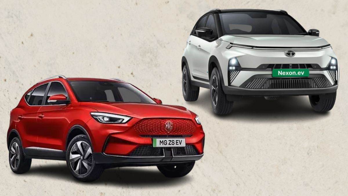 2023 tata nexon ev facelift vs mg zs ev price features battery motor range comparison