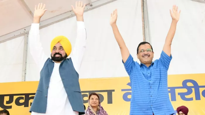 पंजाब के CM भगवंत मान ने किया रैली को संबोधित (फोटो- एक्स)