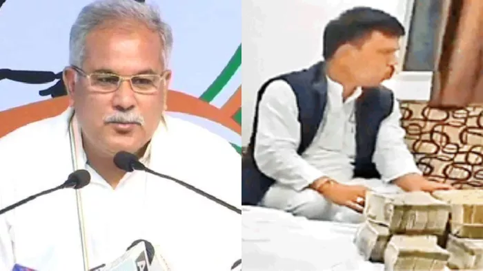 नोटो के बंडल के साथ कांग्रेस MLA का वीडियो वायरल