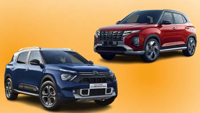 Citroen C3 Aircross औऱ Hyundai Creta फीचर के मामले में काफी समान है।