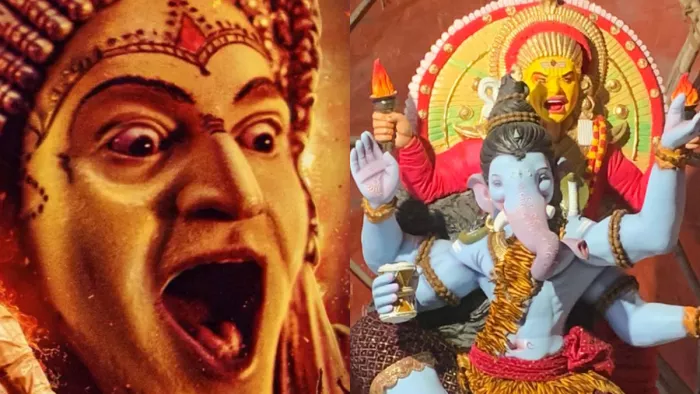 Lord Ganesh Idol Designed With Kantara Theme, Instagram