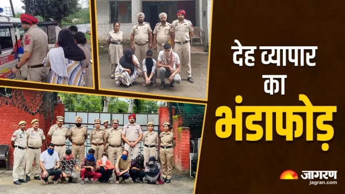 पठानकोट में पुलिस की बड़ी कार्रवाई, इदेह व्यापार के धंधे का भंडाफोड़ (फोटो- जागरण)