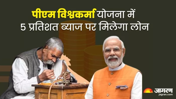 PM Vishwakarma Yojana में रियायती दर पर मिलेगी लोन।