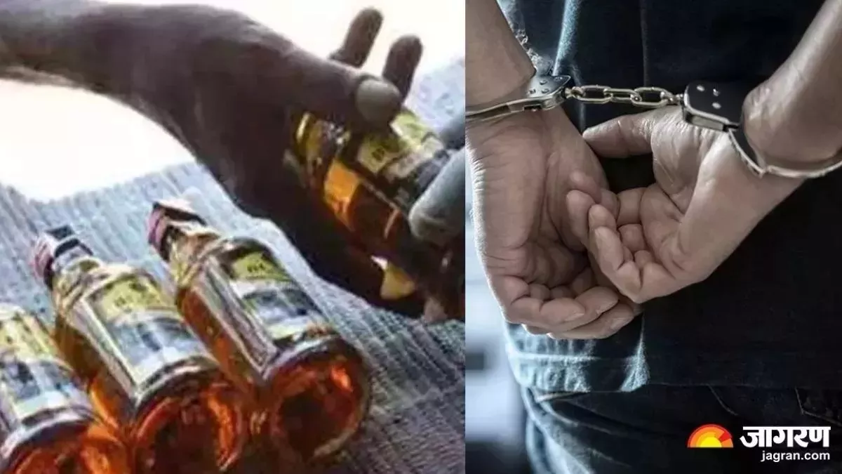 सात किलोमीटर तक चली भागमभाग, हुआ एक्सीडेंट तो पकड़े गए 2 धंधेबाज; उजियारपुर में शराब तस्करों पर पुलिस की कार्रवाई