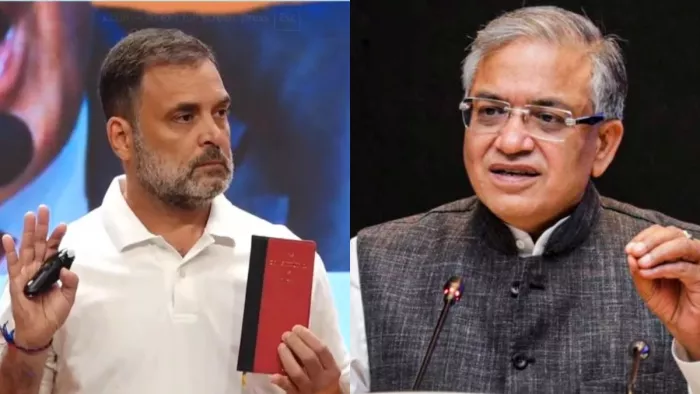 राहुल गांधी ने कहा है कि मुख्य चुनाव आयुक्त उन लोगों को बचा रहे हैं।