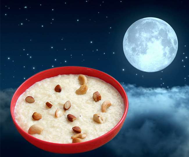 Sharad Purnima 2021: There will be nectar rain from the sky, there is a  tradition of keeping kheer in the light of the moon, know when and how to  worship