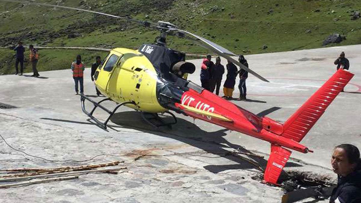 Kedarnath Helicopter Crash : केदारनाथ में एक हेलीकॉप्टर के दुर्घटनाग्रस्त। File Photo