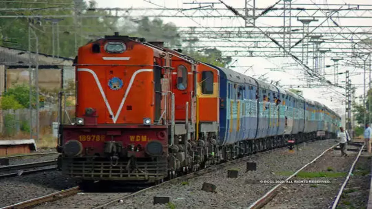रेलवे की खबर को प्रदर्शित करने के लिए भारतीय रेल की यह तस्वीर।