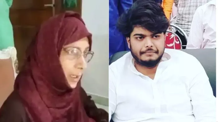 बेटे ओसामा की गिरफ्तारी पर फूट फूटकर रोईं मां हिना शहाब