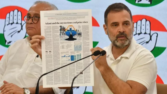 राहुल गांधी ने अदाणी समूह पर साधा निशाना (सोशल मीडिया)