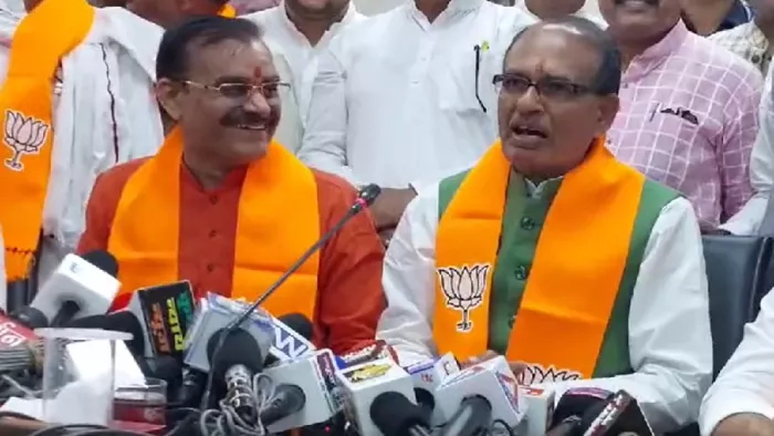 मध्य प्रदेश में जोरो पर सियासी बयानबाजी सीएम शिवराज का कमलनाथ पर निशाना।